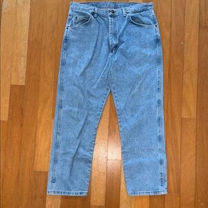 Wrangler Classic Blue Straight Jeans Vintage 36 x 30